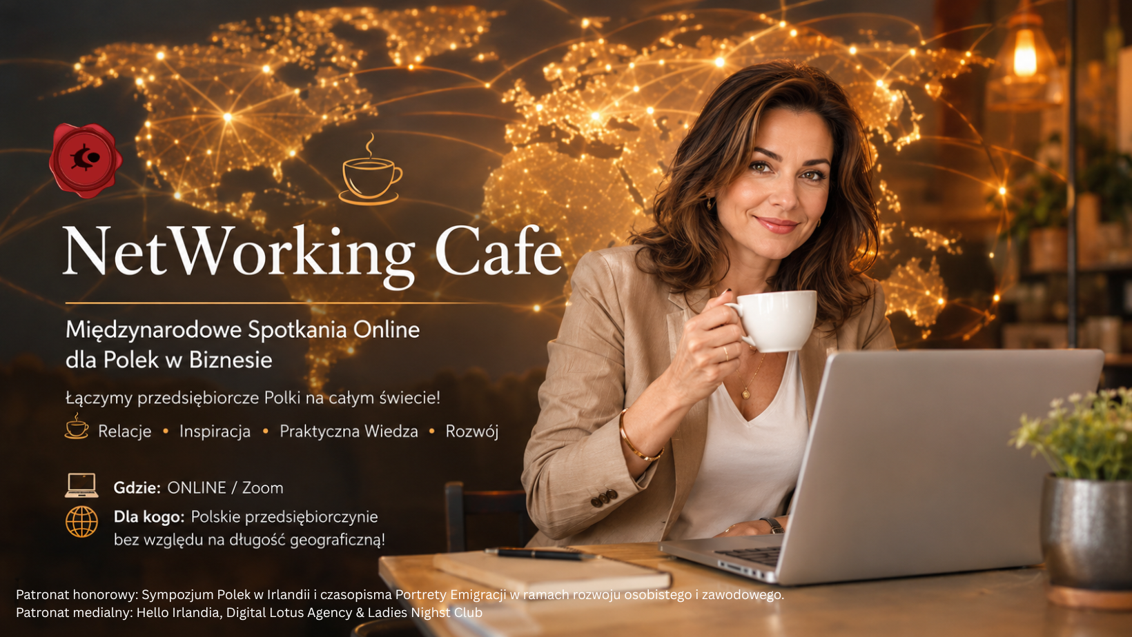 NetWorking Cafe: Międzynarodowe Spotkania Online dla Polek w Biznesie
